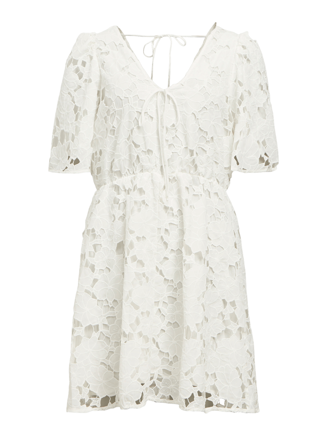 OBJNELLIE Short Dress - White - VERO MODA & VILA Bergvik